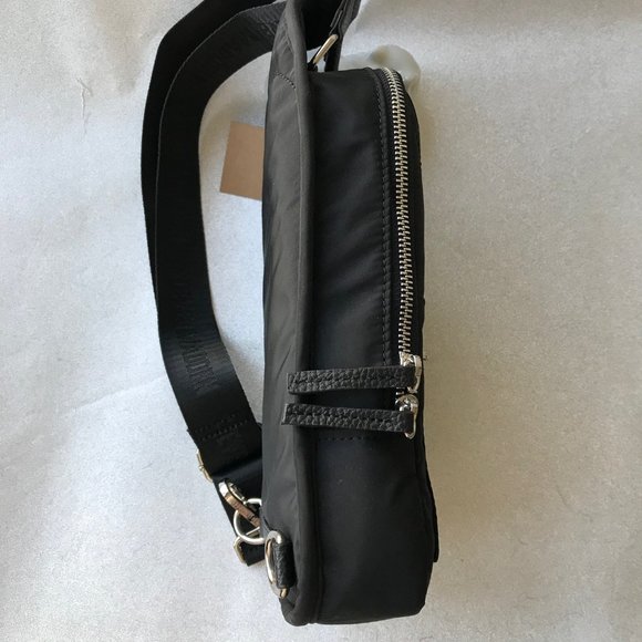 Steve Madden Bcat-n Black Nylon Backpack Bag 1 zip Outer Pocket 6.5"x … - Picture 3 of 8